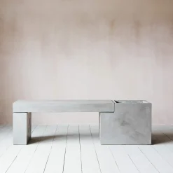 Graham & Green Concrete Bench Planter