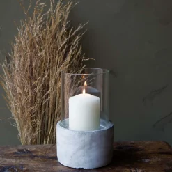 Graham & Green Concrete Hurricane Lantern