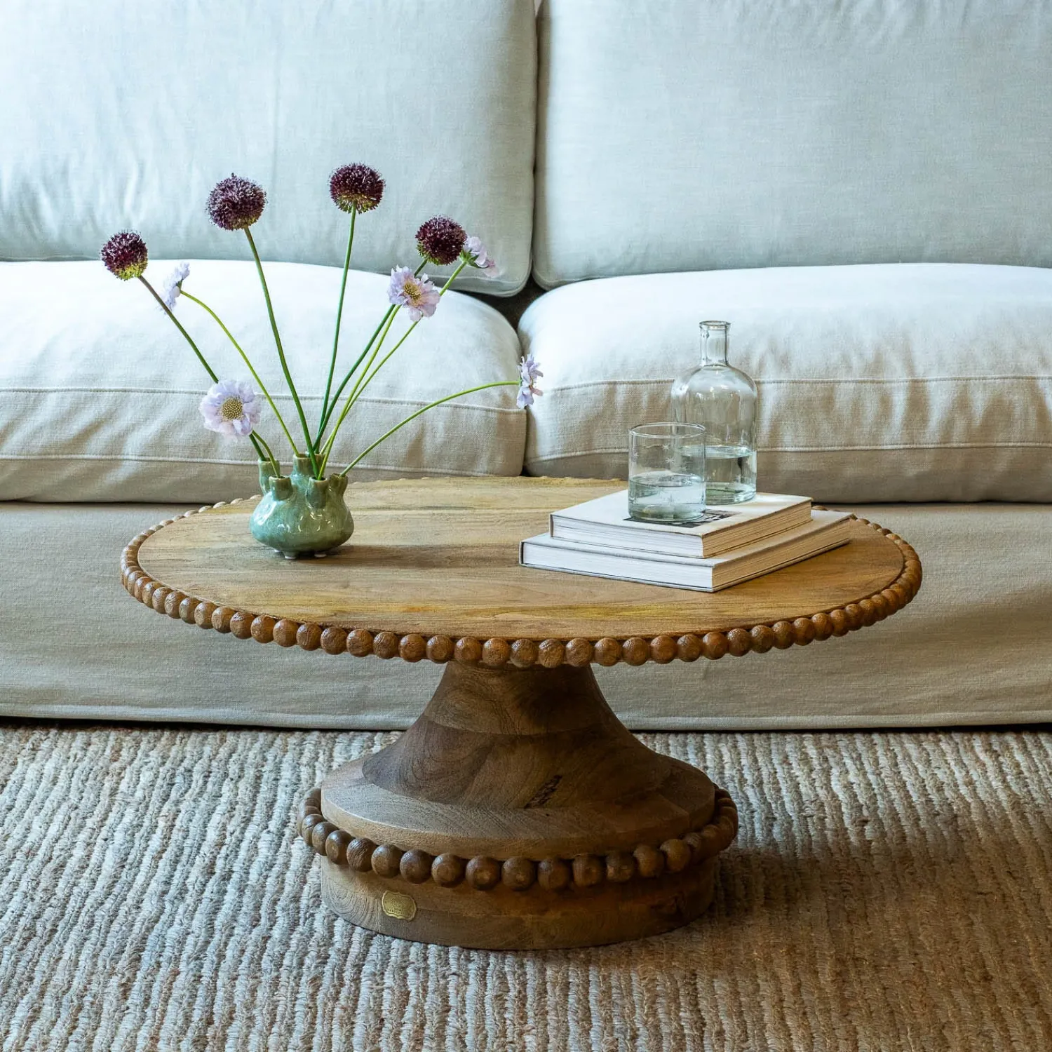 Graham & Green Condo Round Wooden Coffee Table