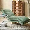 Graham & Green Corinne Green Velvet Chaise