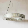 Graham & Green Corrine Frosted Glass Large Chandelier