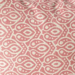 Graham & Green Cotton Block Printed Rectangular Cushions with tassel trim