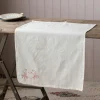 Graham & Green Crab Embroidered Cotton Tea Towel