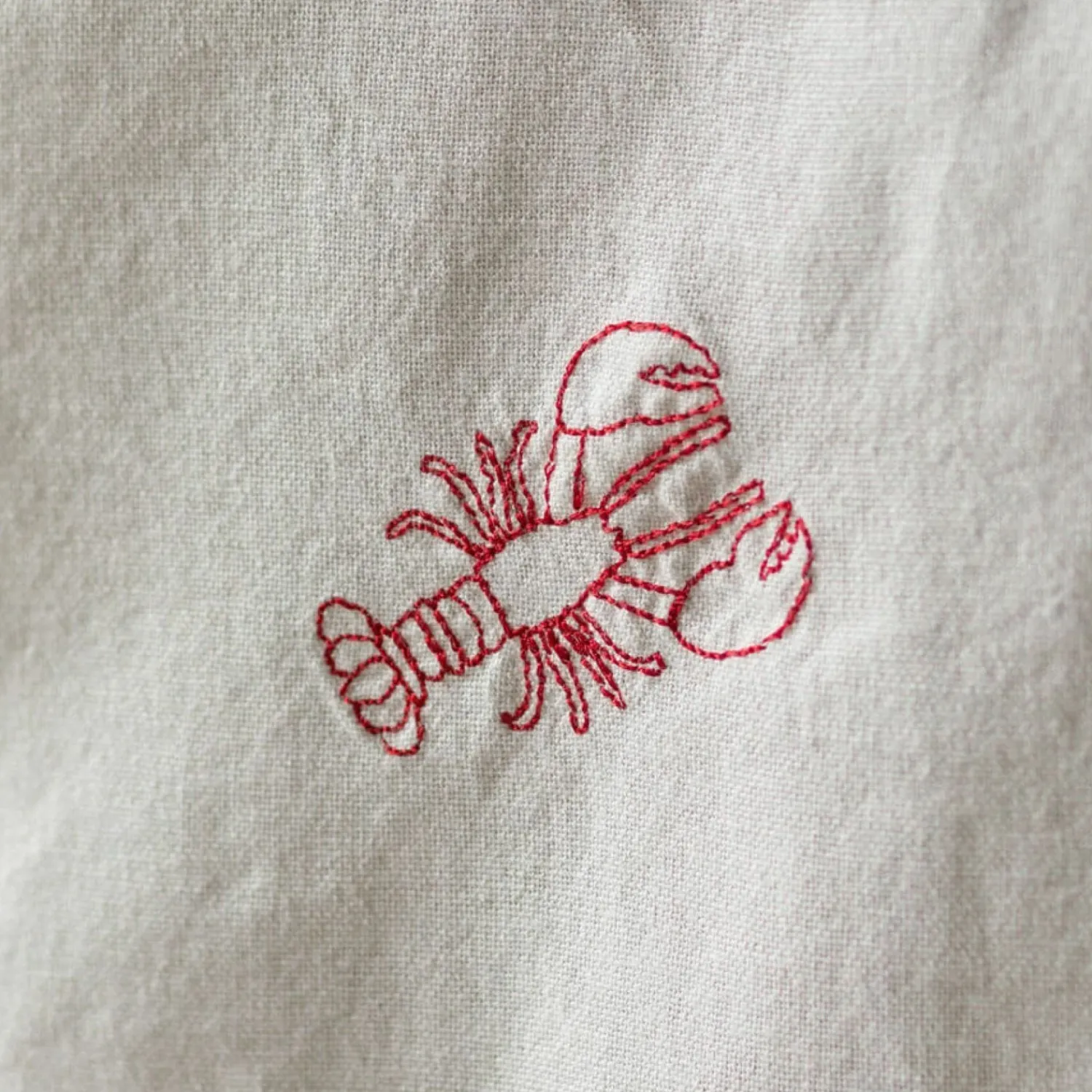 Graham & Green Creatures of the Sea Embroidered Table Cloth