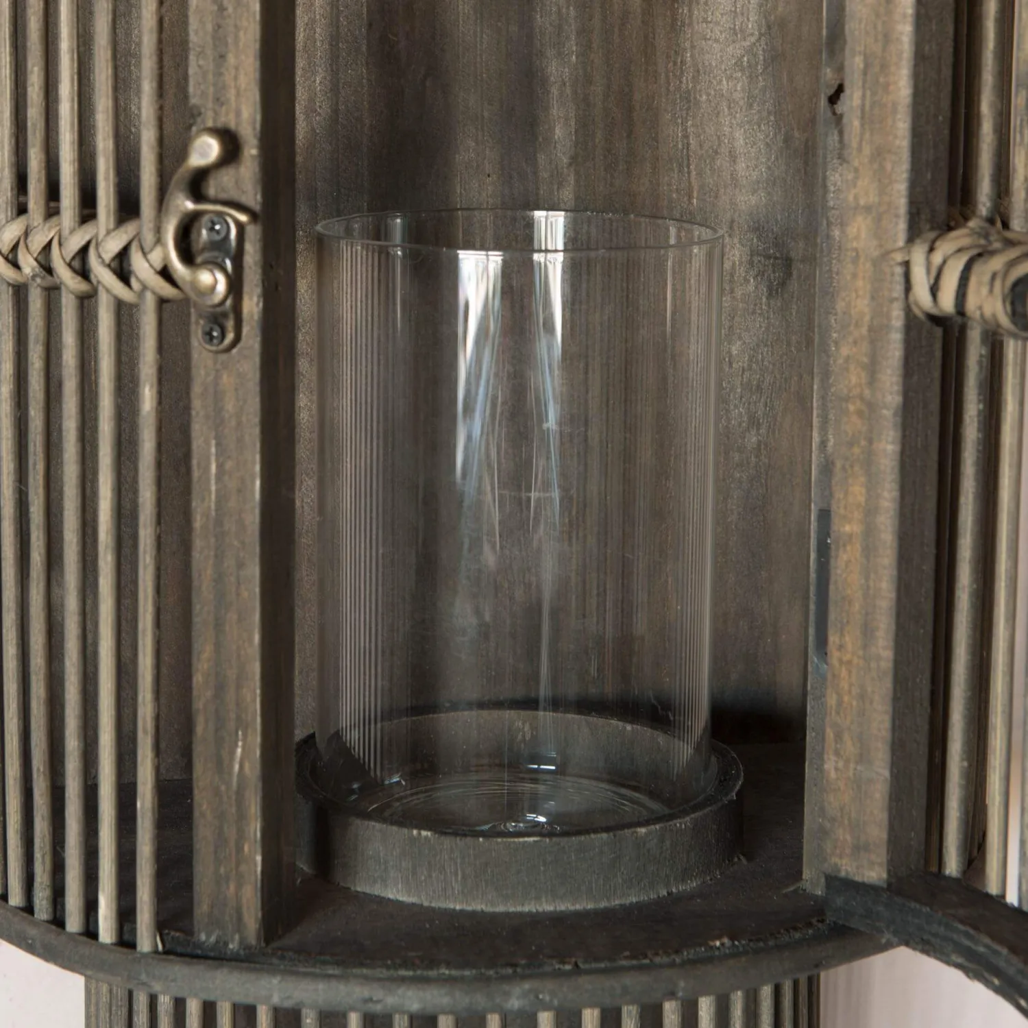 Graham & Green Curved Bamboo Lantern
