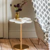 Graham & Green Daisy Marble Side Table