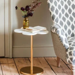 Graham & Green Daisy Marble Side Table