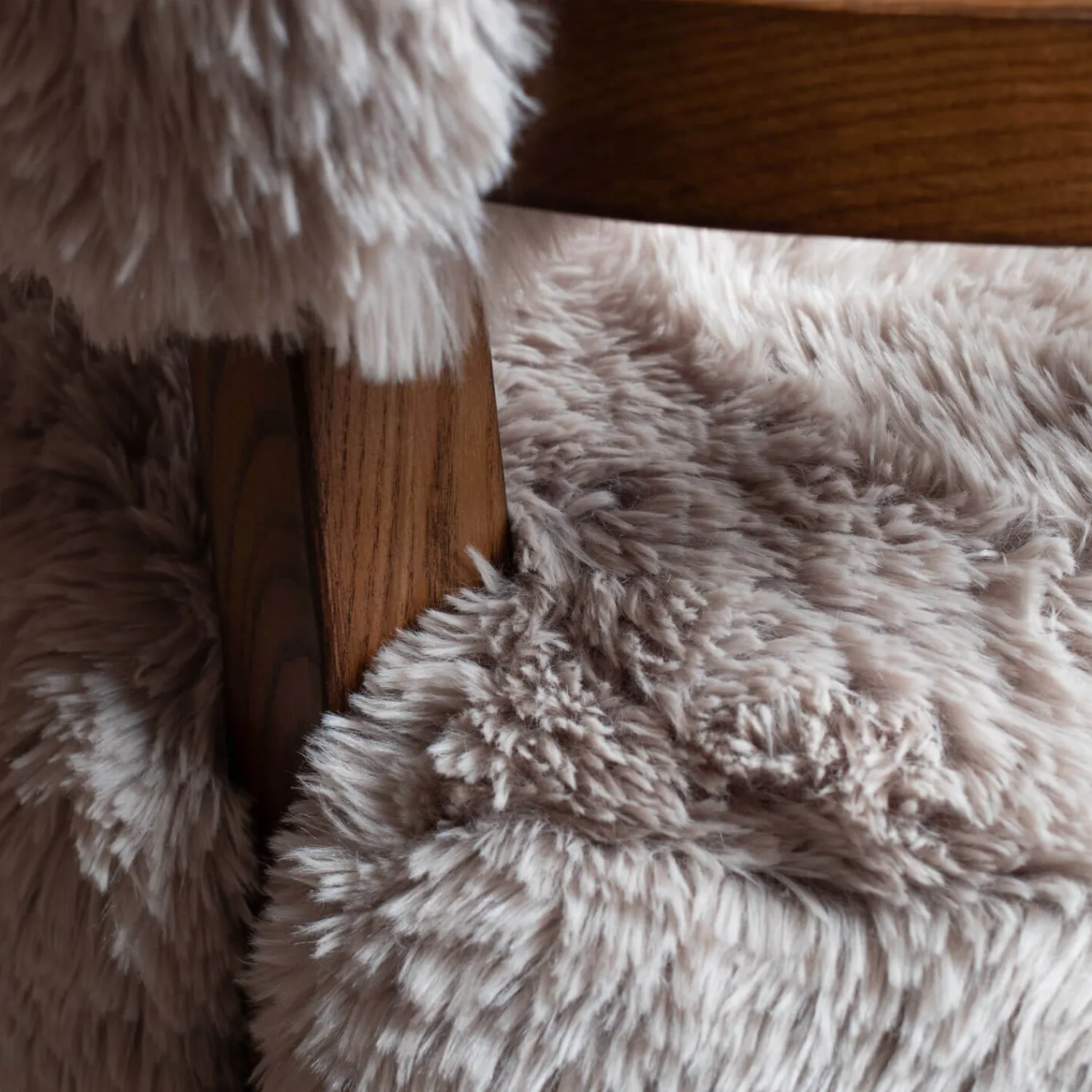 Graham & Green Dasha Faux Fur Armchair