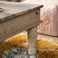 Graham & Green Delilah Carved Coffee Table