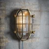 Graham & Green Devonport Oval Brass Bulk Head Light