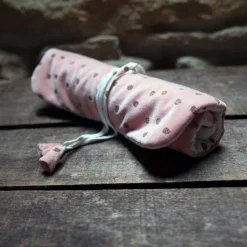 Graham & Green Dotty Velvet Jewellery Rolls