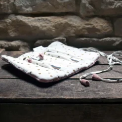 Graham & Green Dotty Velvet Jewellery Rolls