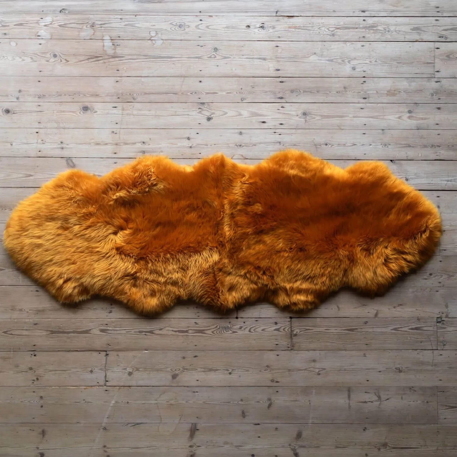 Graham & Green Double Mustard Sheepskin