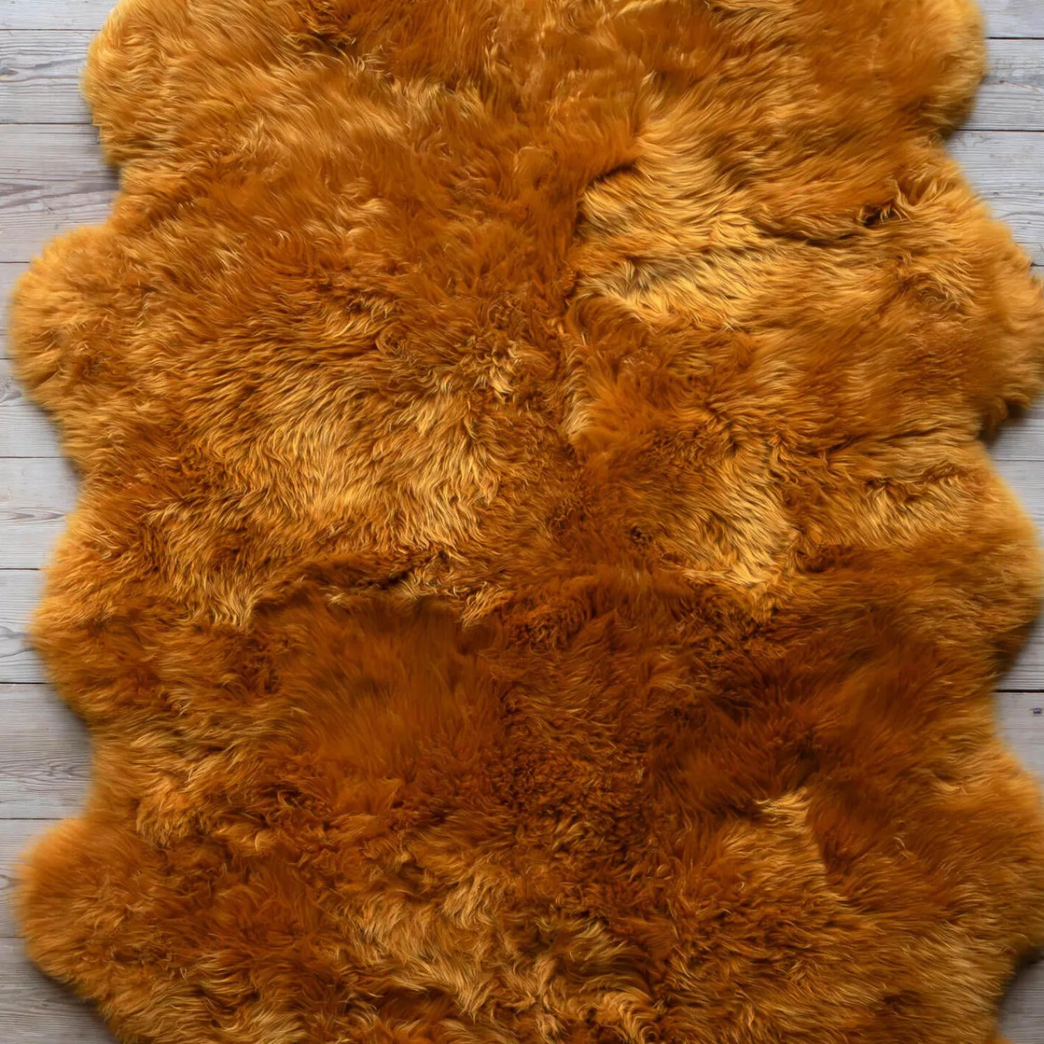 Graham & Green Double Mustard Sheepskin