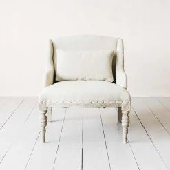 Graham & Green Duchess Natural Linen Armchair