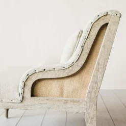 Graham & Green Duchess Natural Linen Armchair