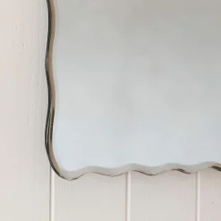 Graham & Green Durley Scalloped Rectangular Wall Mirror