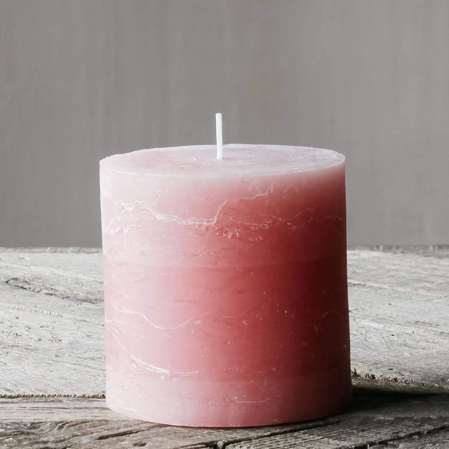Graham & Green Dusky Pink Pillar Candles