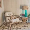 Graham & Green Dylan Natural Linen Armchair