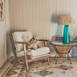 Graham & Green Dylan Natural Linen Armchair