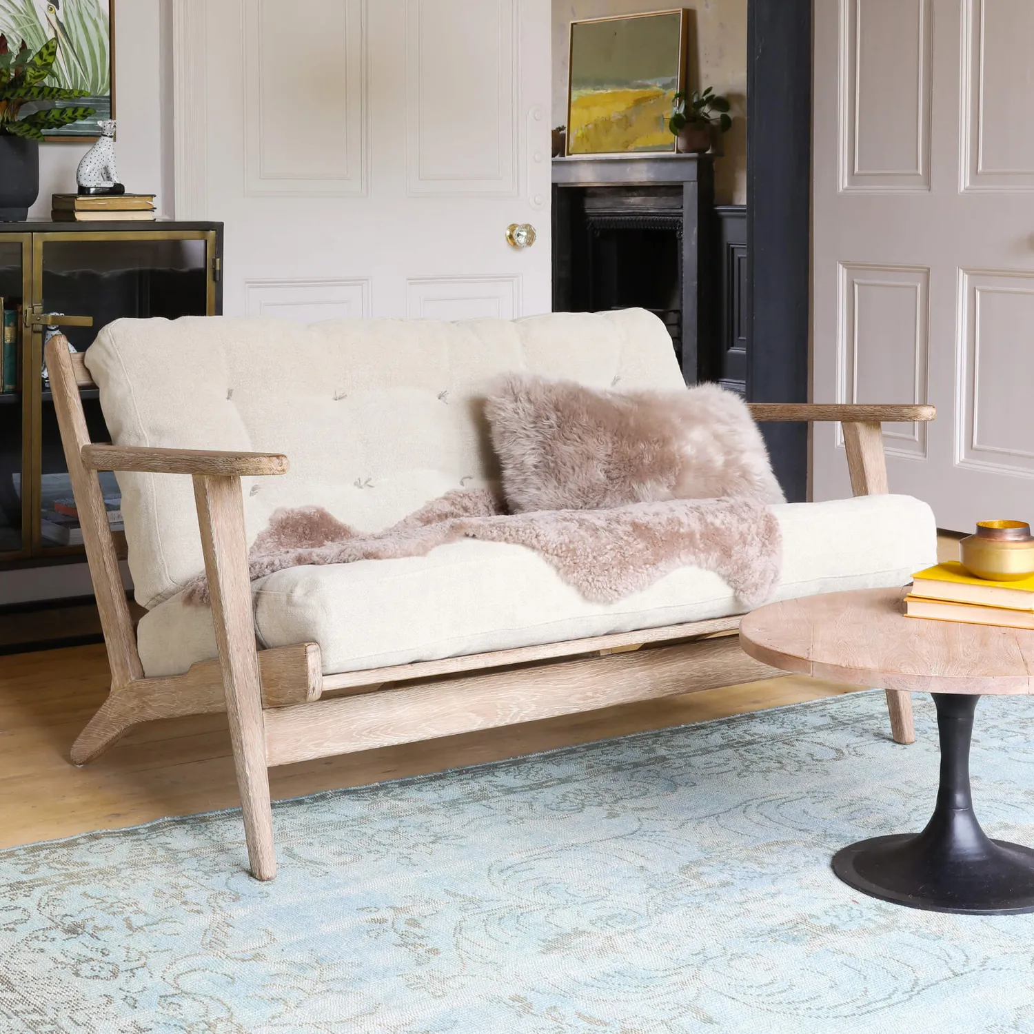 Graham & Green Dylan Natural Linen Sofa