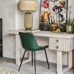 Graham & Green Eckley Whitewashed Desk