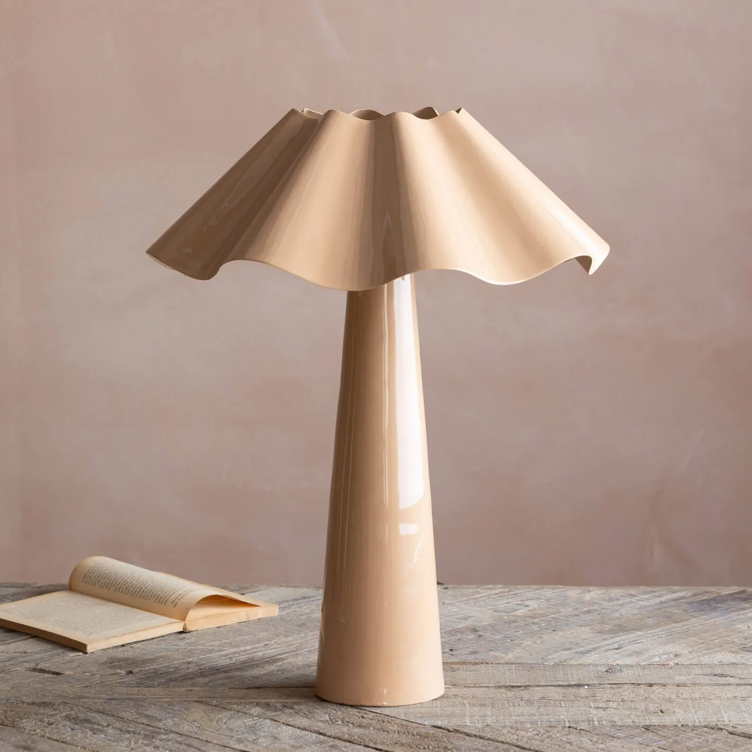 Graham & Green Eldon Dusk Enamel Table Lamp Large