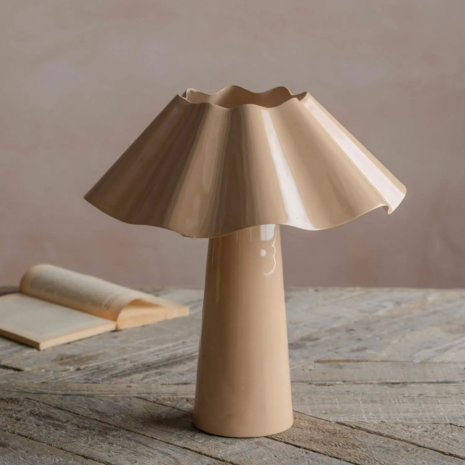 Graham & Green Eldon Dusk Enamel Table Lamp Small