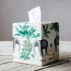Graham & Green Elephant Tissue Box Cover