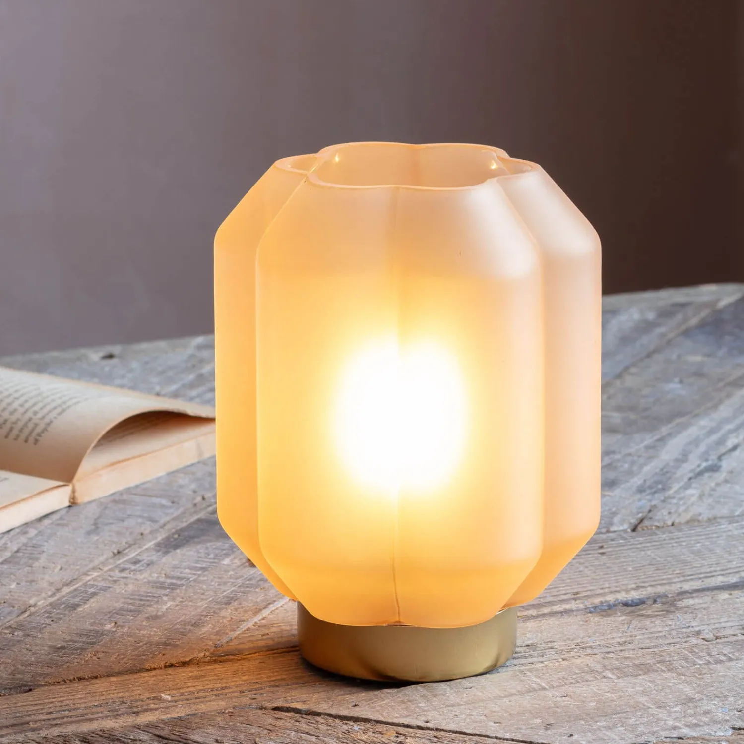Graham & Green Emaline Pink LED Table Lamps