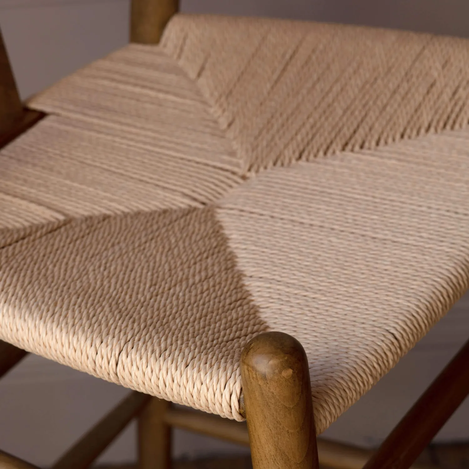 Graham & Green Emperor Natural Rattan Kitchen Stool