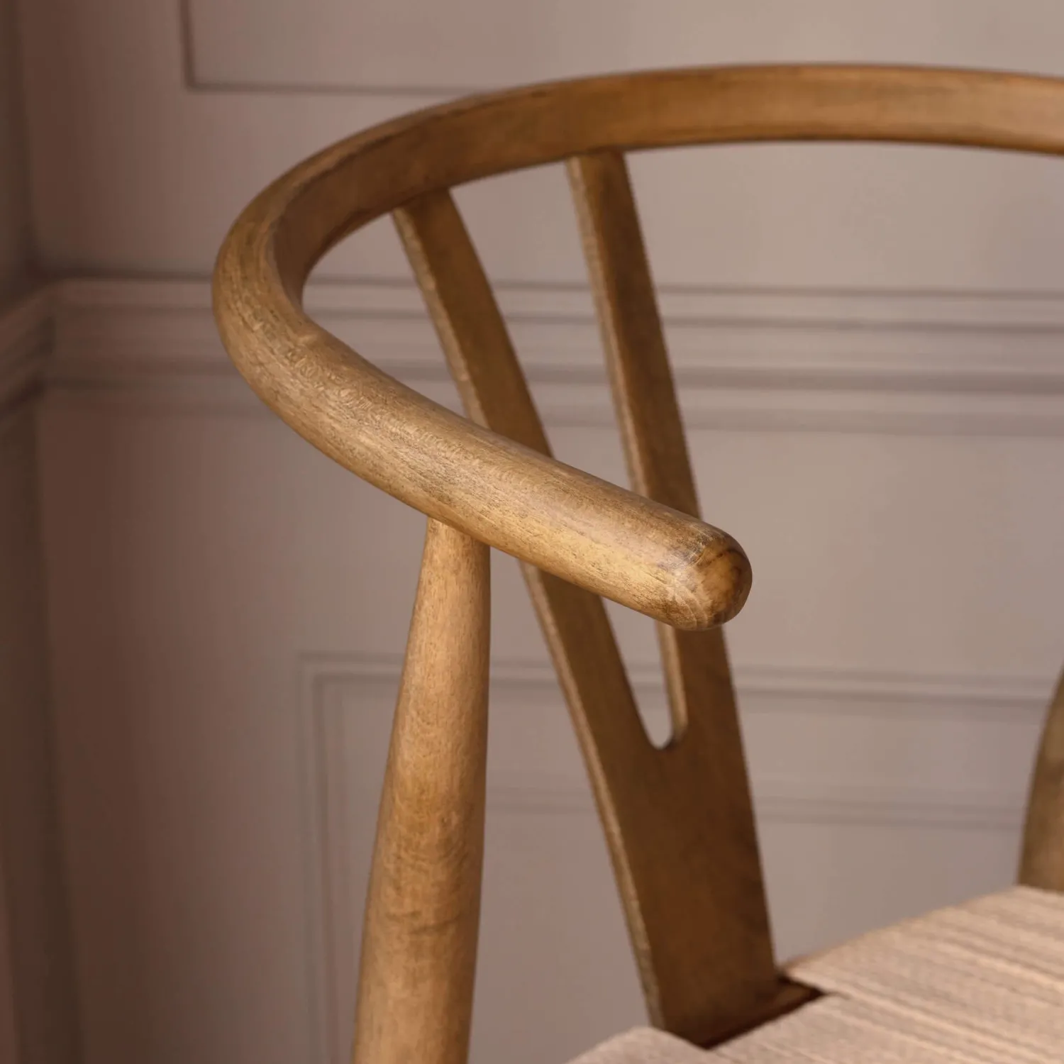 Graham & Green Emperor Natural Rattan Kitchen Stool