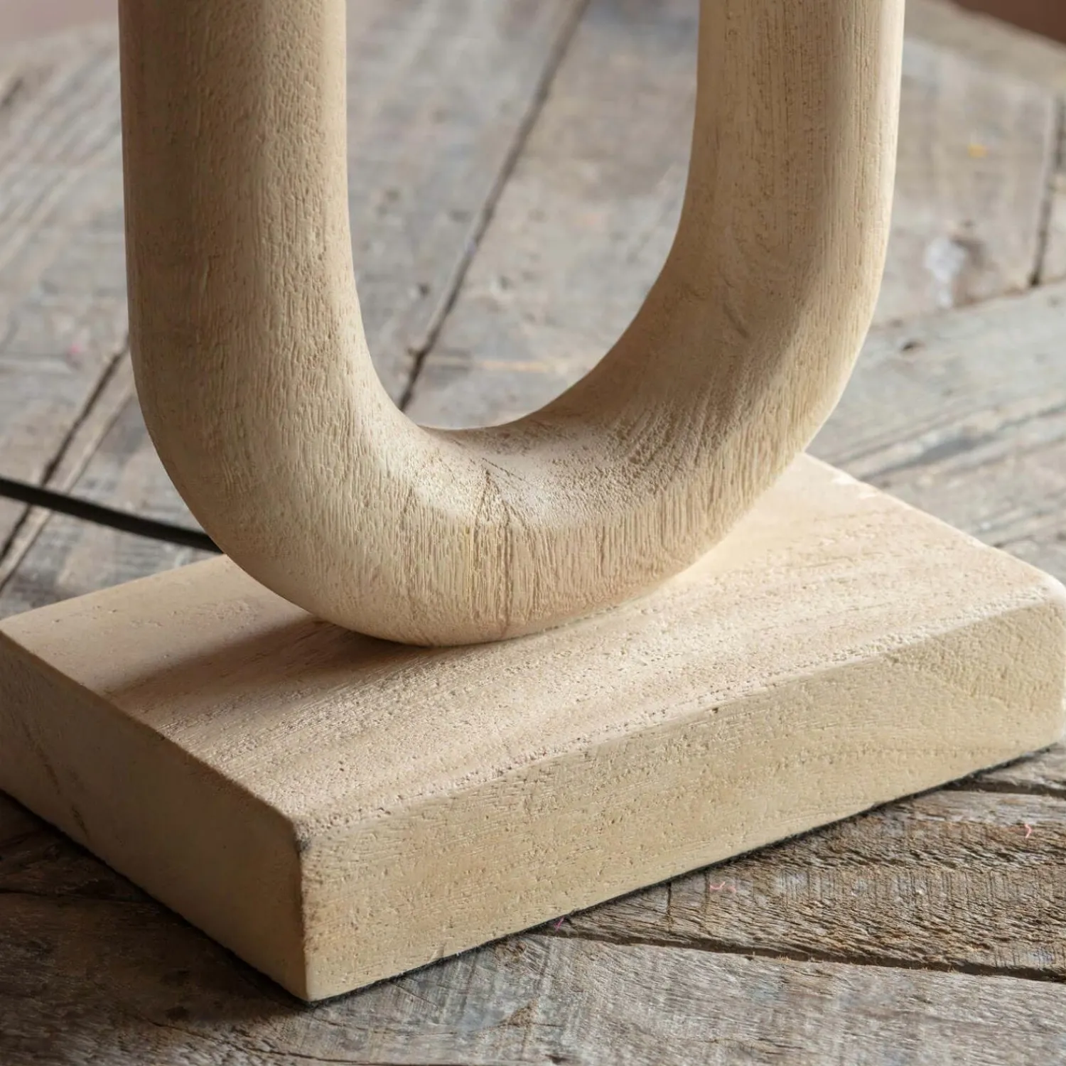 Graham & Green Enzo Wooden Table Lamp