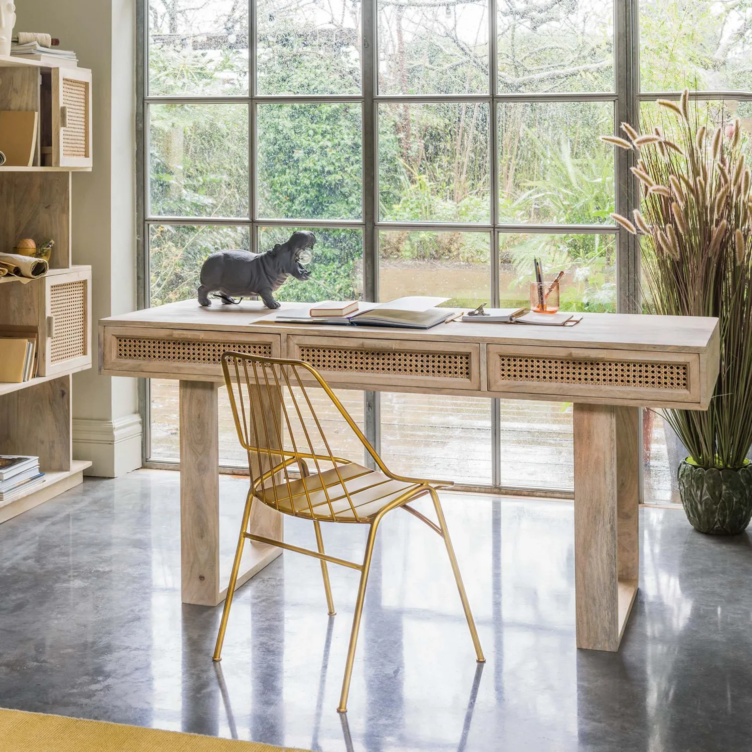Graham & Green Esben Cane Desk