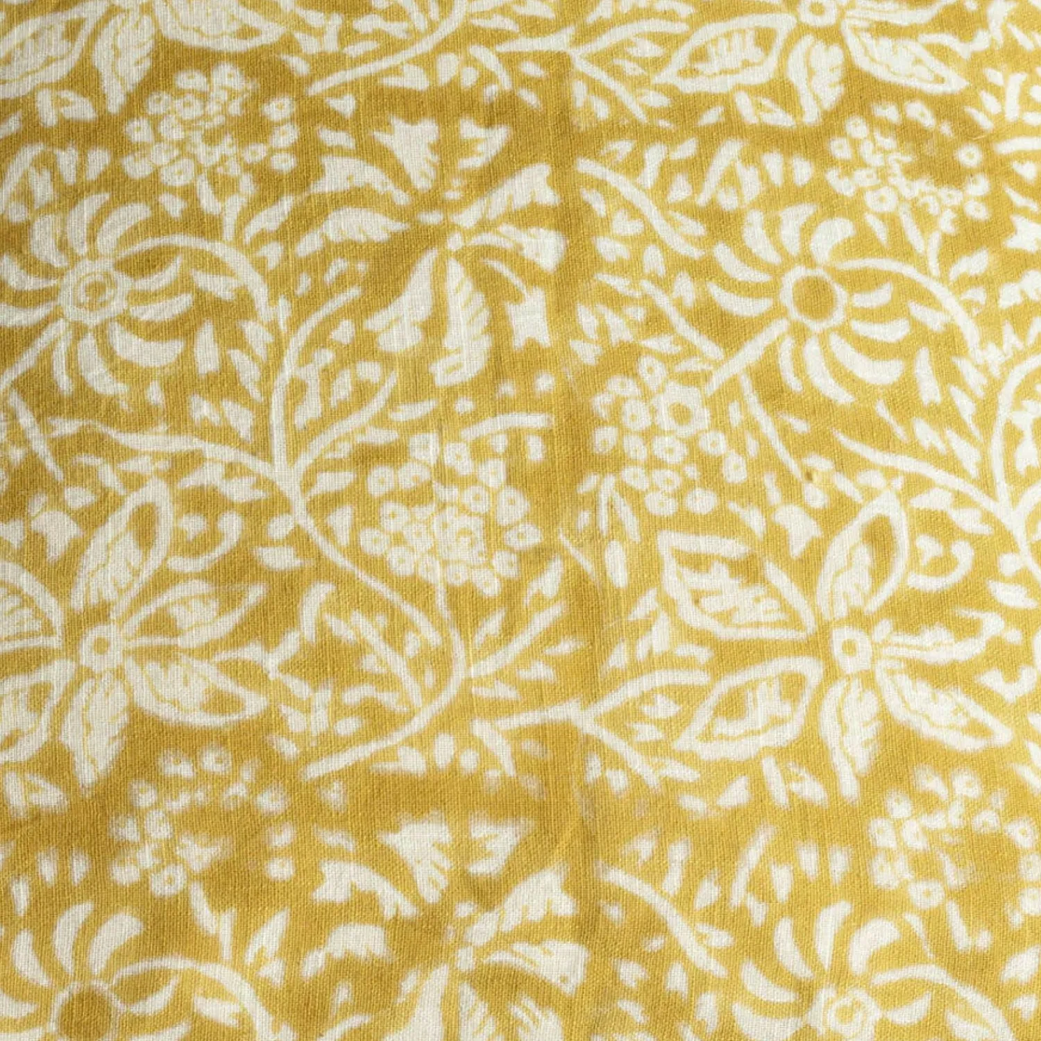 Graham & Green Esme Floral Block Printed Bed Quilt