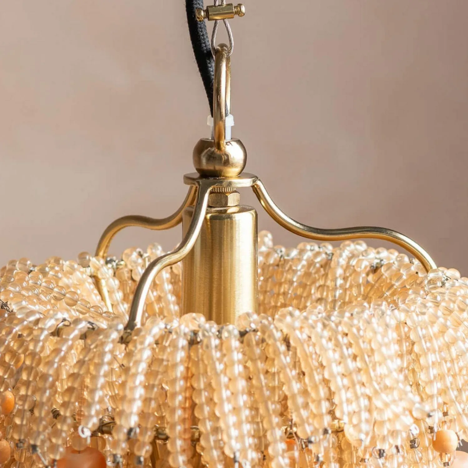 Graham & Green Evangeline Beaded Pendant Lights