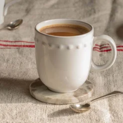 Graham & Green Eve White Bobble Mug