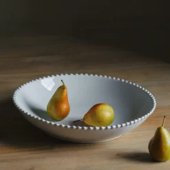 Graham & Green Eve White Bobble Tableware