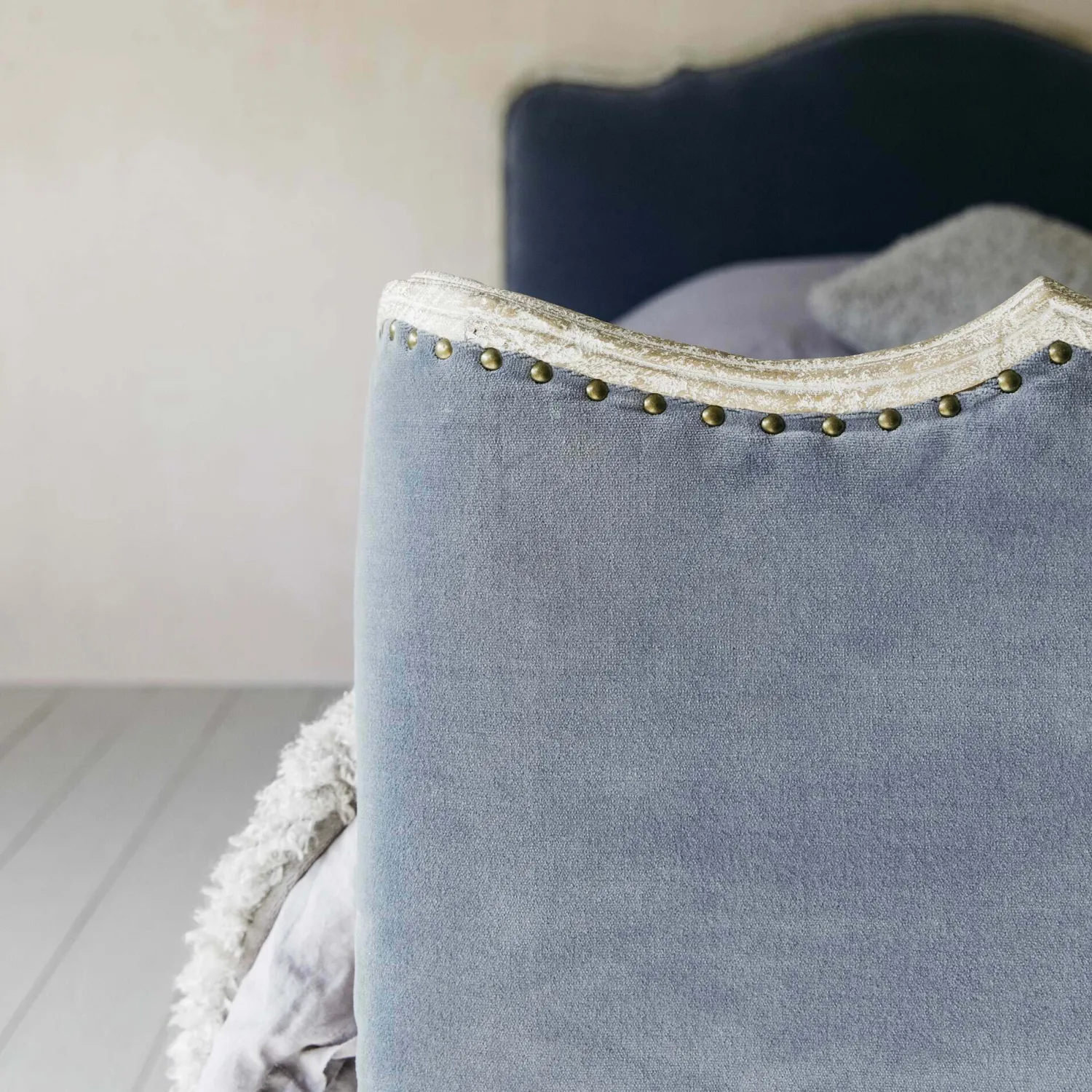 Graham & Green Evelyn Grey Velvet Beds