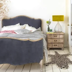 Graham & Green Evelyn Grey Velvet Beds