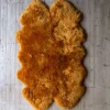 Graham & Green Extra Large Quad Mustard Sheepskin