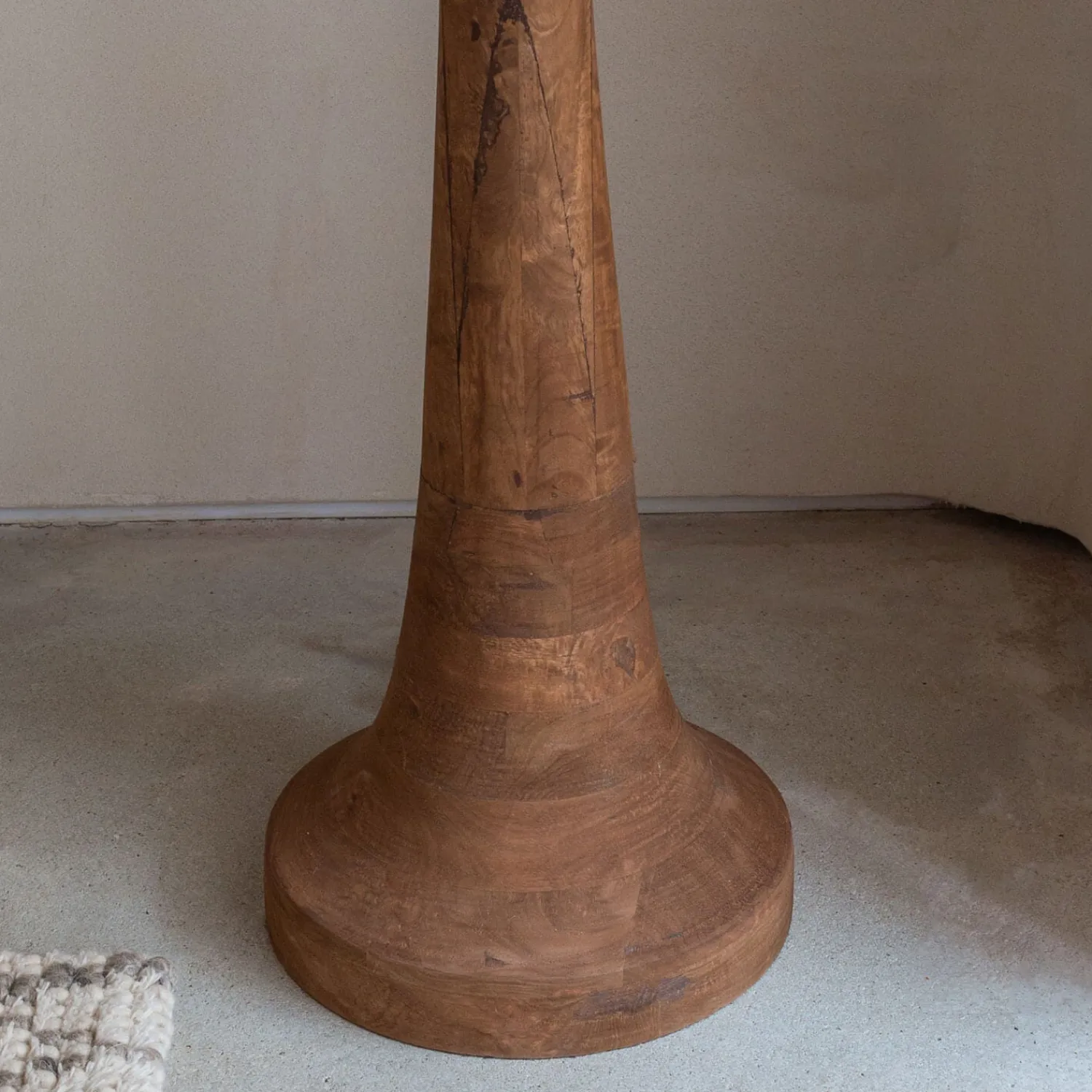 Graham & Green Farly Wood Floor Lamp with Shade