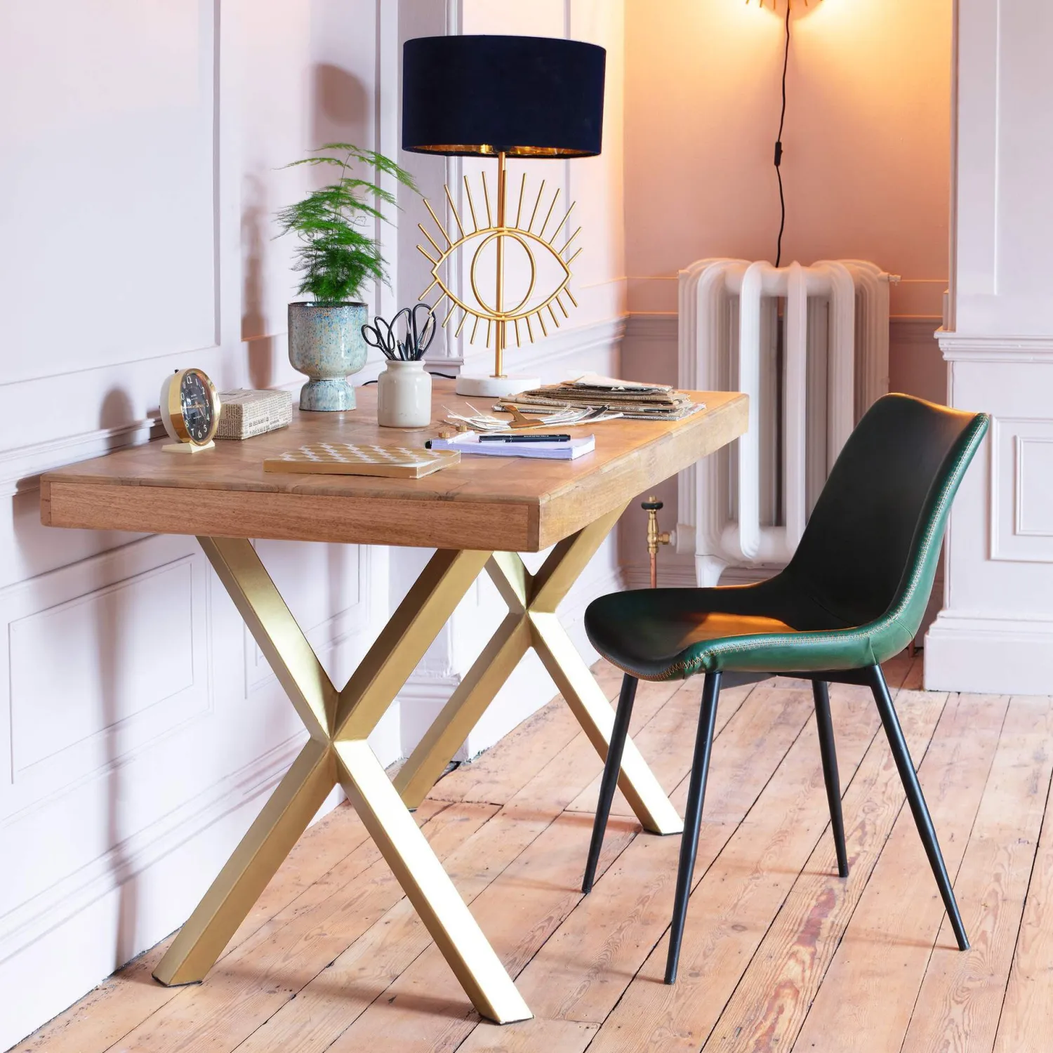 Graham & Green Faye Parquetry Desk