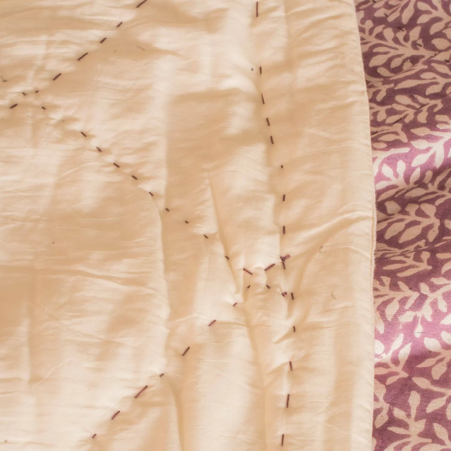 Graham & Green Fern Hand-Printed Quilt
