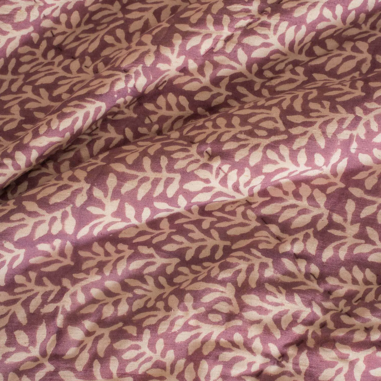 Graham & Green Fern Hand-Printed Quilt