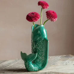 Graham & Green Fin the Fish Vase