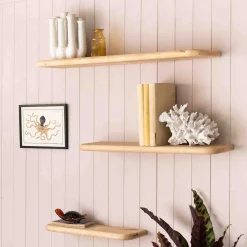Graham & Green Floating Wooden Shelves