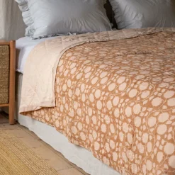 Graham & Green Floral Block Printed Quilts