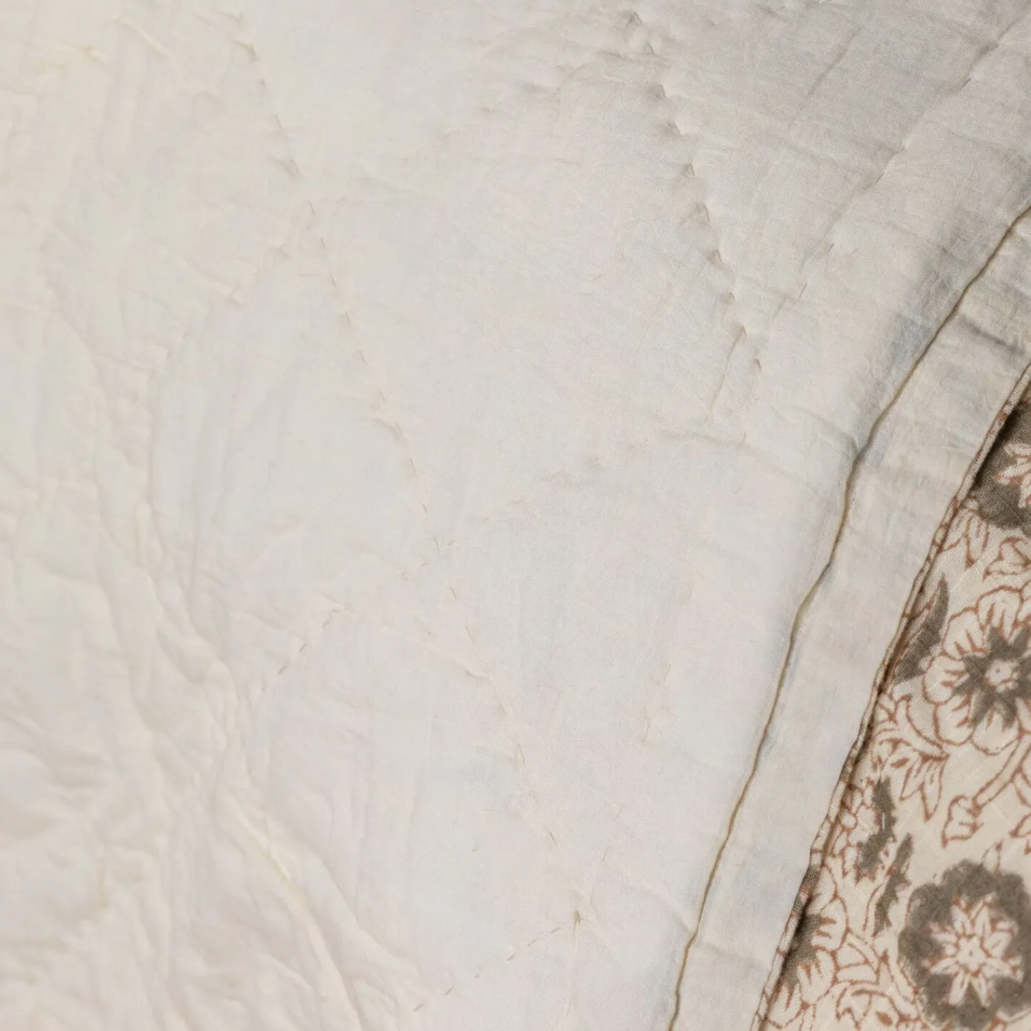 Graham & Green Floral Block Printed Quilts