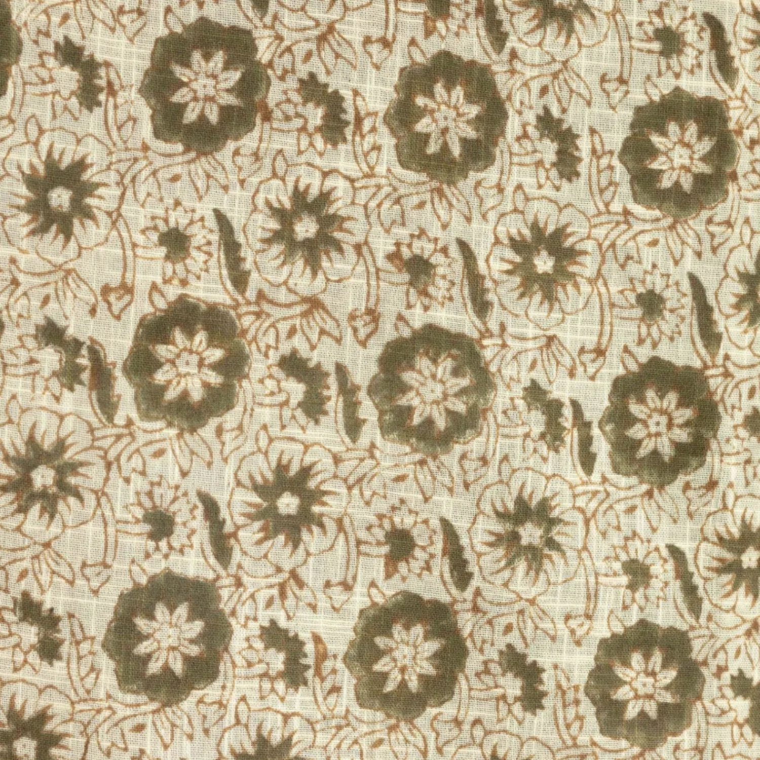 Graham & Green Floral Block Printed Seat Pads